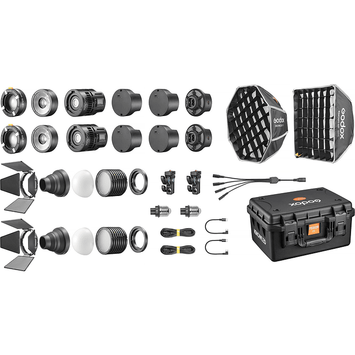 Kit 2 Luces LED Godox KNOWLED MS60R RGB 1