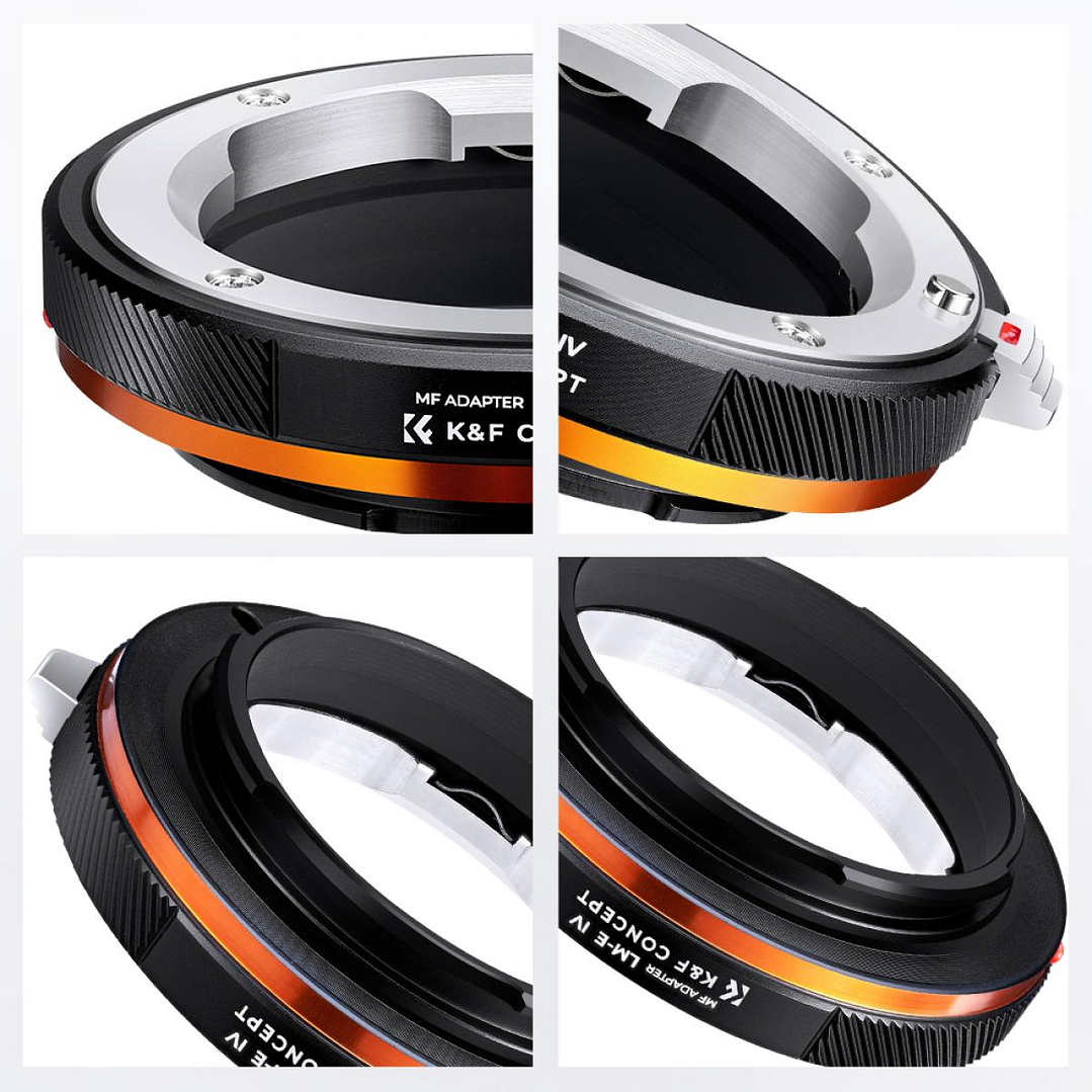 Adaptador de Montura K&F Concept FIT ART L/M-E - Leica M a Sony E 2