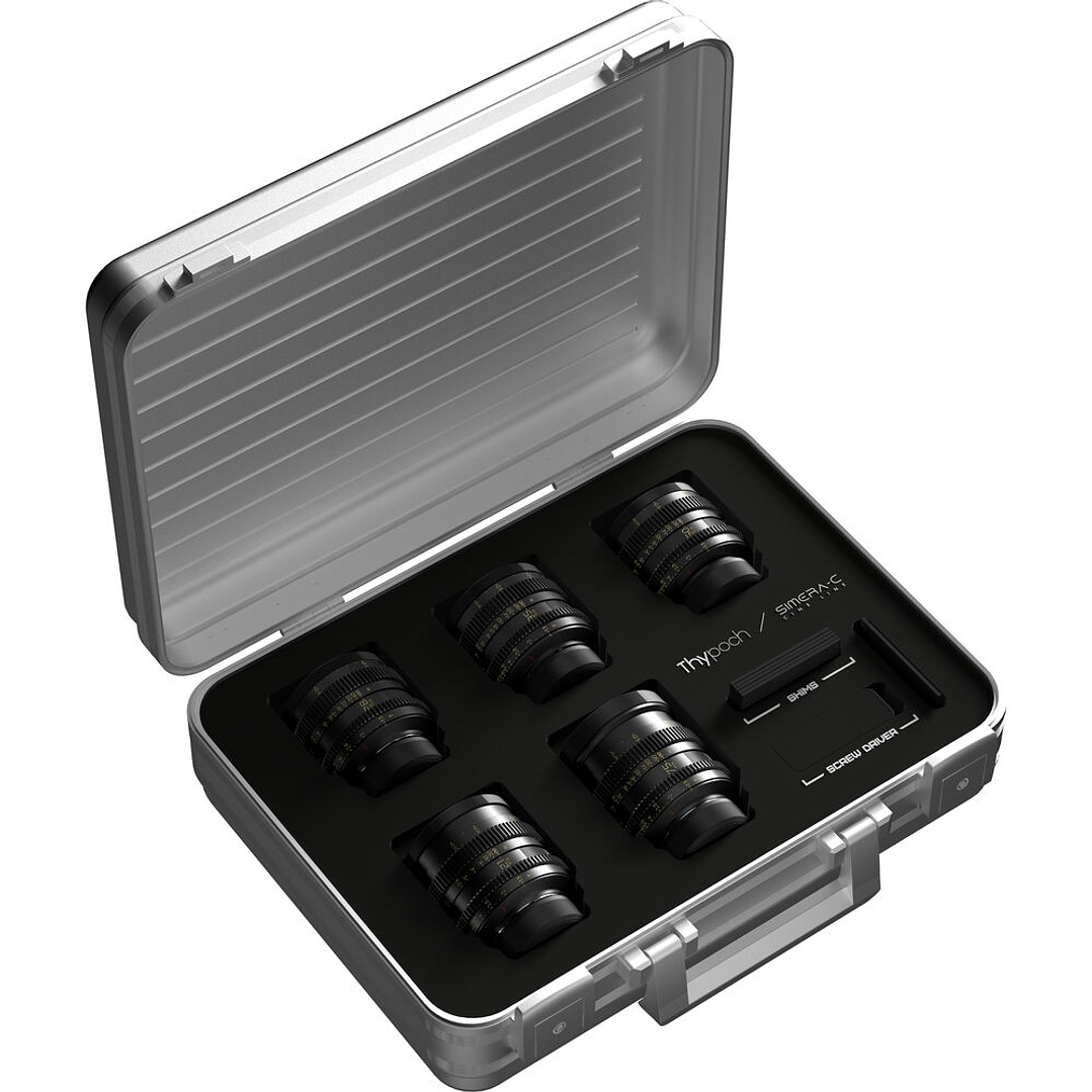 Kit de 5 Lentes Thypoch Simera-C T1.5 Cine - Montura Leica M 1