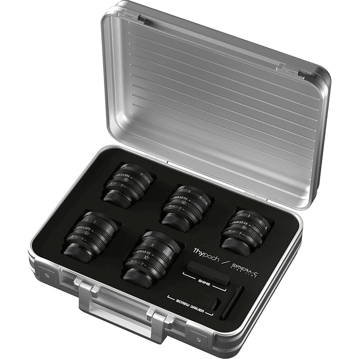Kit de 5 Lentes Thypoch Simera-C T1.5 Cine - Montura Leica M 3
