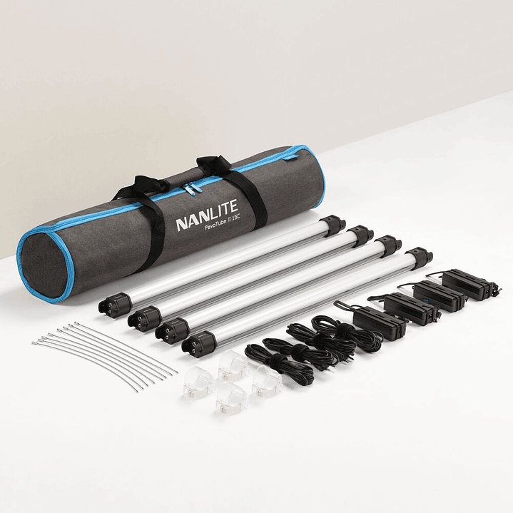 Kit 4 Tubos Led Nanlite PavoTube II 15C RGB - 60cm 1