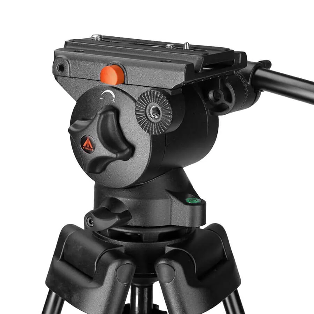 Trípode de Video E-Image EI-720A con Cabezal Fluido 2