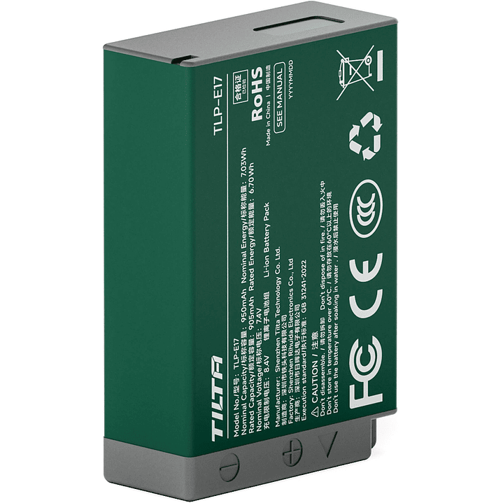 Batería Tilta LP-E17 USB-C (950mAh) 2