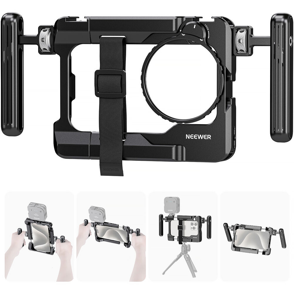 Cage Universal Neewer PA017 para Smartphone - Con Adaptador de Filtro