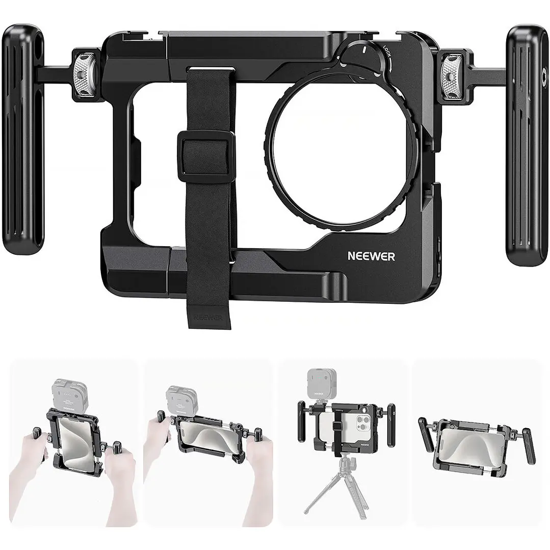 Cage Universal Neewer PA017 para Smartphone - Con Adaptador de Filtro 1