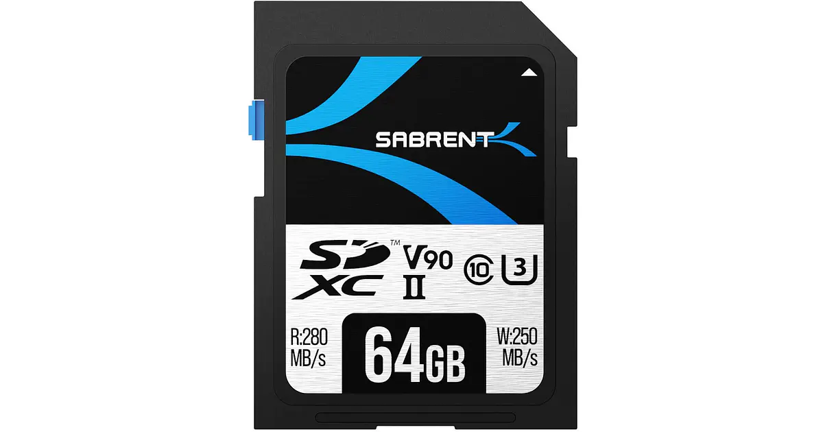 Tarjeta de Memoria SD Sabrent Rocket 64GB UHS-II V90