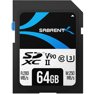 Tarjeta de Memoria SD Sabrent Rocket 64GB UHS-II V90