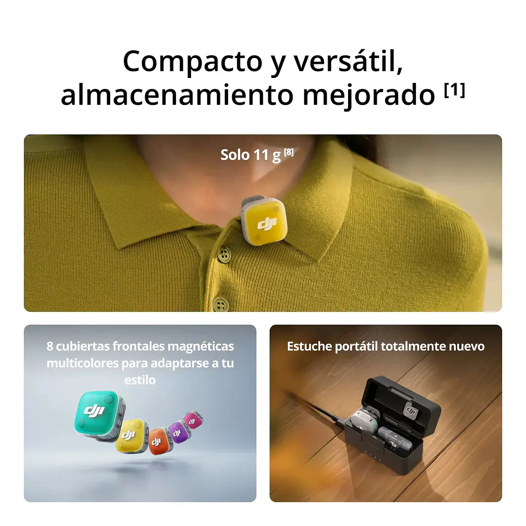 Micrófono Inalámbrico DJI Mic Mini 2 - Dual (Color) 3