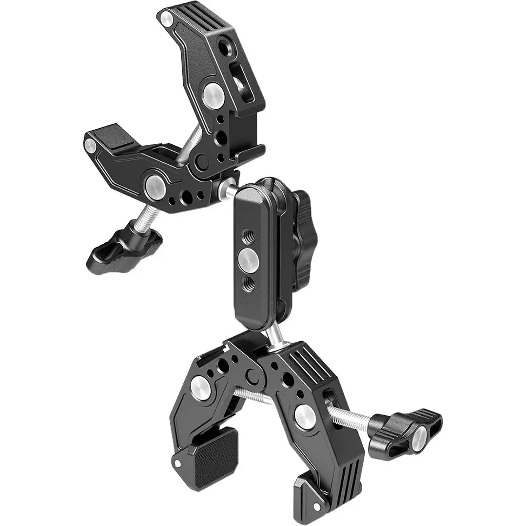 Super Clamp Doble Neewer UA036 - Con Brazo Mágico 1
