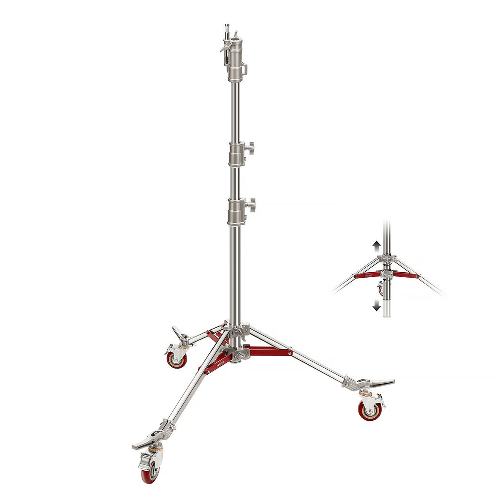 C-Stand Heavy Duty Neewer ST240SS Con Ruedas - 240cm