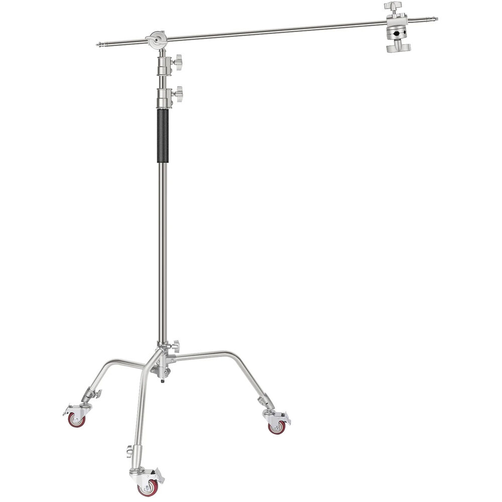 C-Stand Neewer Pro Metal SC330W con Ruedas - 335cm
