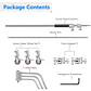 C-Stand Neewer Pro Metal SC330W con Ruedas - 335cm - Miniatura 3