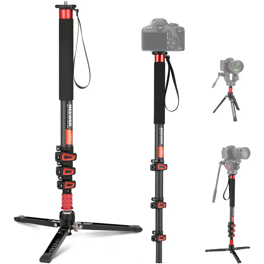 Monopie de Fibra de Carbono Neewer TP71 3