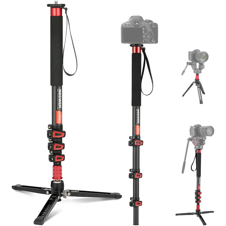 Monopie de Fibra de Carbono Neewer TP71 3