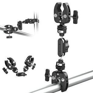 Super Clamp Doble Neewer UA060 - Con Brazo Mágico