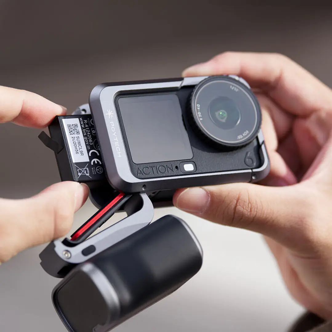 Kit de empuñadura y jaula para cámara PGYTECH StreetPro para DJI Osmo Action 6 5