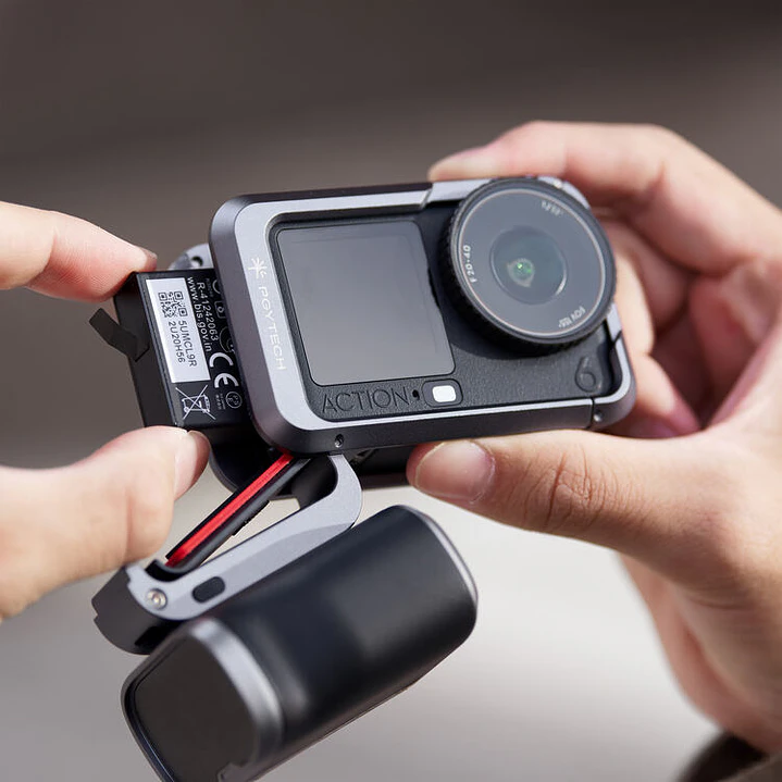 Kit de empuñadura y jaula para cámara PGYTECH StreetPro para DJI Osmo Action 6 5