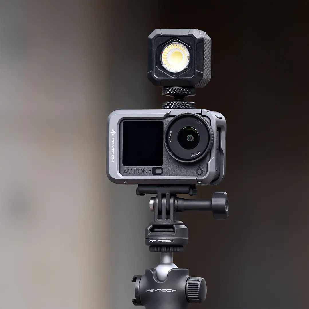 Kit de empuñadura y jaula para cámara PGYTECH StreetPro para DJI Osmo Action 6 9