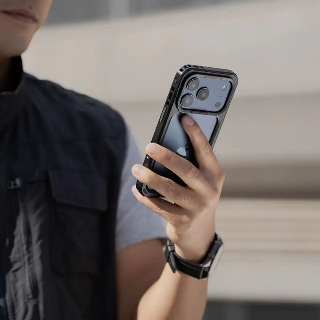 Kit cage PGYTECH ProShot para iPhone 17 Pro 6