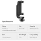 Soporte para trípode con zapata fría para smartphone PGYTECH - Miniatura 3