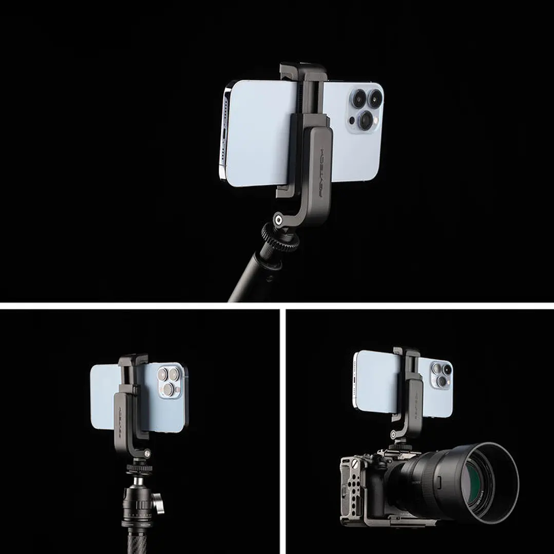 Soporte para trípode con zapata fría para smartphone PGYTECH 5