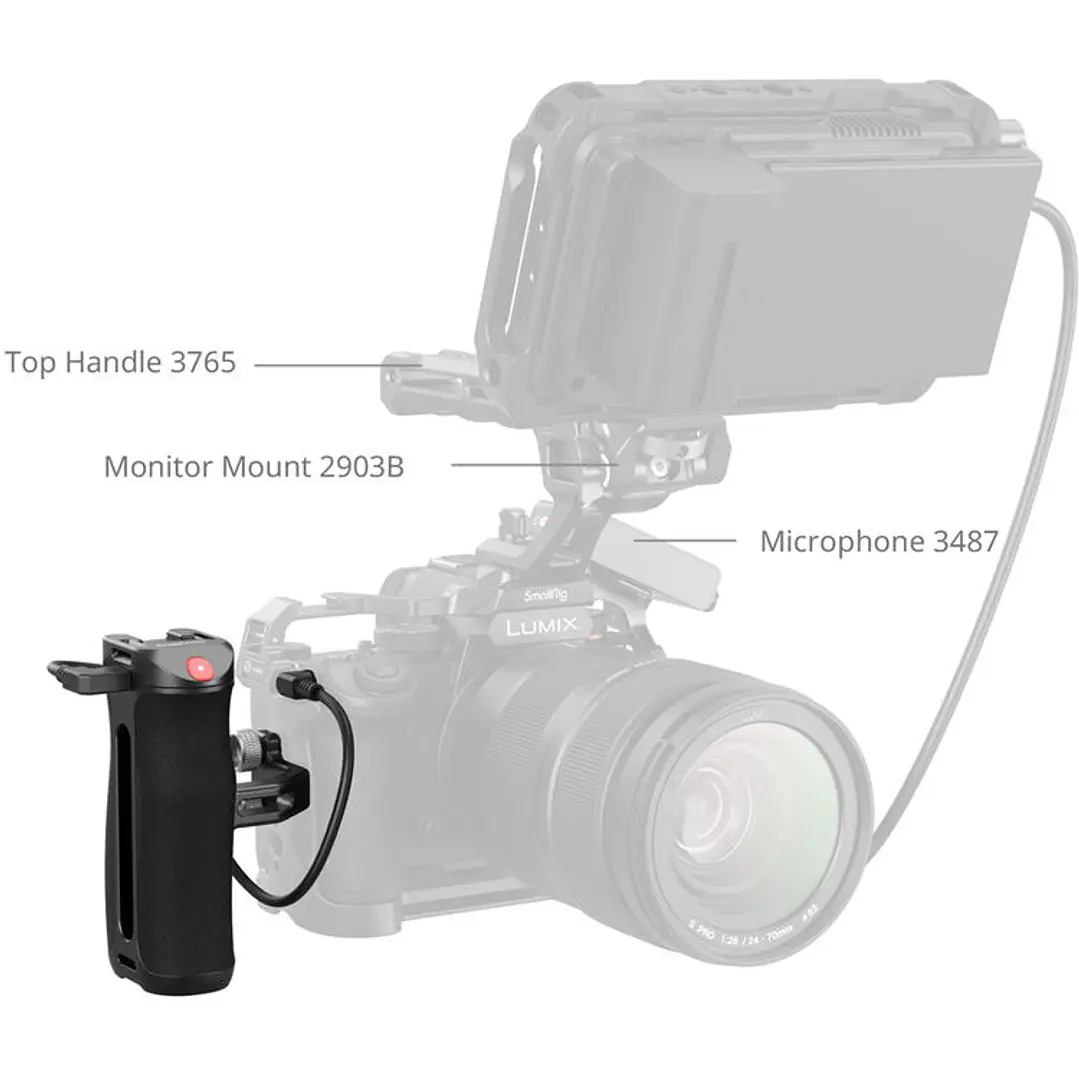 Empuñadura lateral SmallRig con disparador REC  2