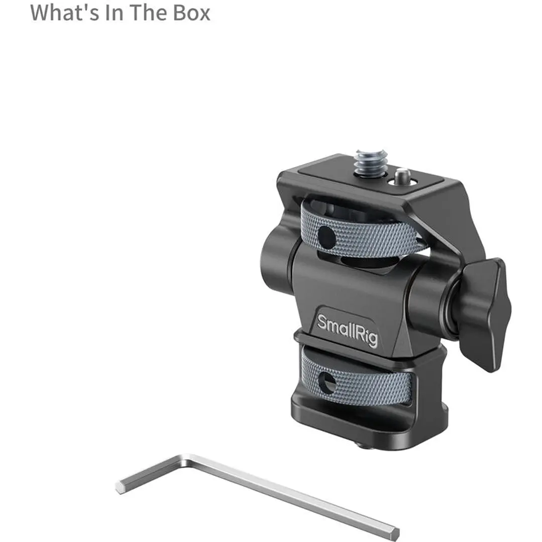 Soporte para monitor ajustable con giro e inclinación SmallRig con tornillos de 1/4