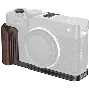 L-Bracket SmallRig con mango de madera para FUJIFILM X-E5 (Ébano)