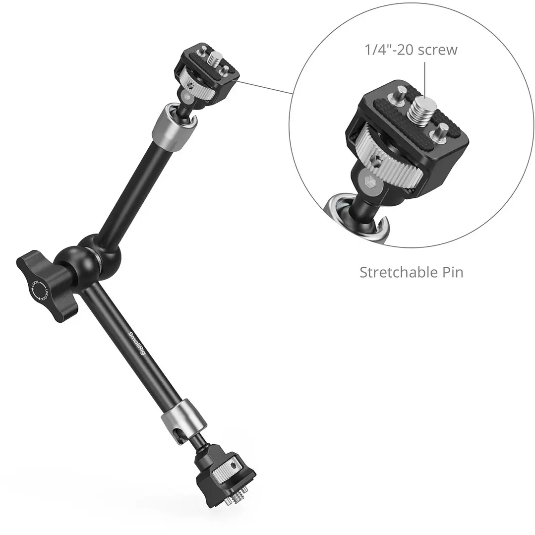 Soporte de brazo mágico SmallRig con tornillos de 1/4