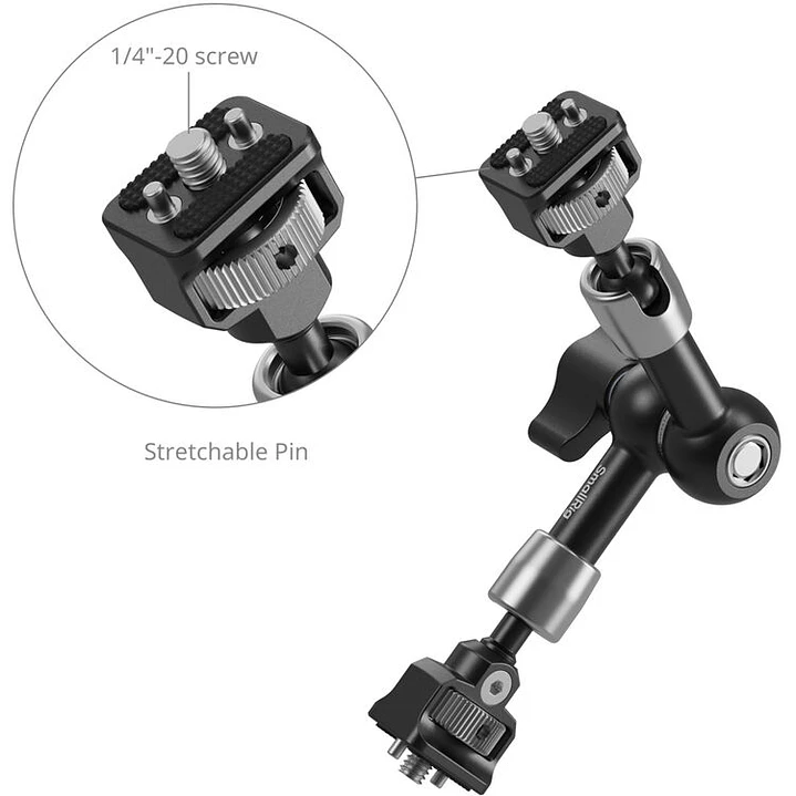Brazo mágico SmallRig con tornillos de 1/4
