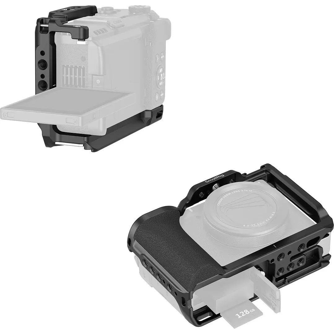 Cage SmallRig con empuñadura para Canon PowerShot V1 2