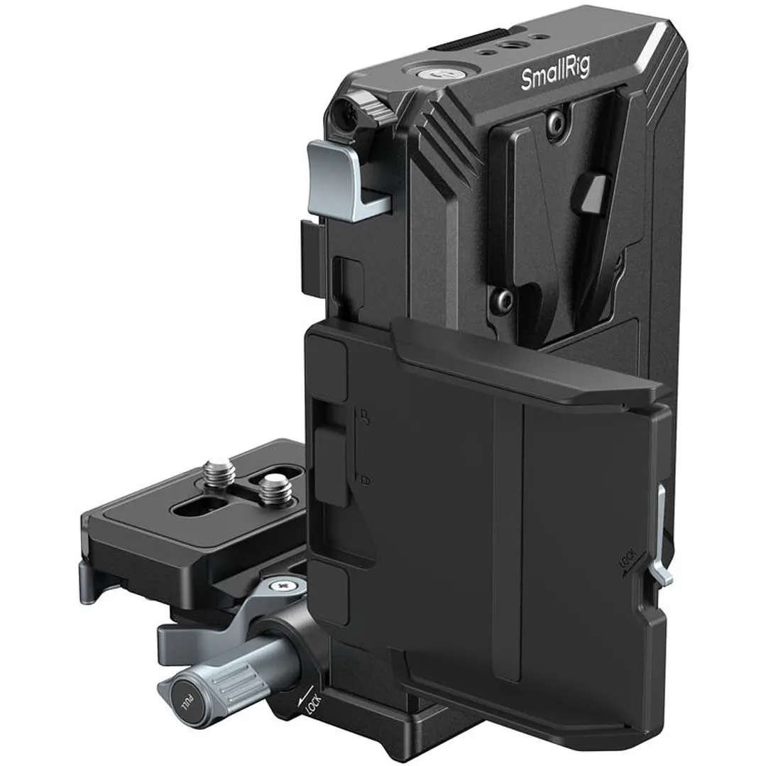 Sistema de interfaz de batería V-Mount y placa ajustable tipo Arca SmallRig Pro 1