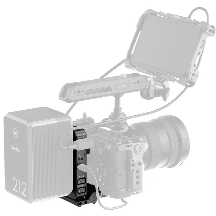 Sistema de interfaz de batería V-Mount y placa ajustable tipo Arca SmallRig Pro 6