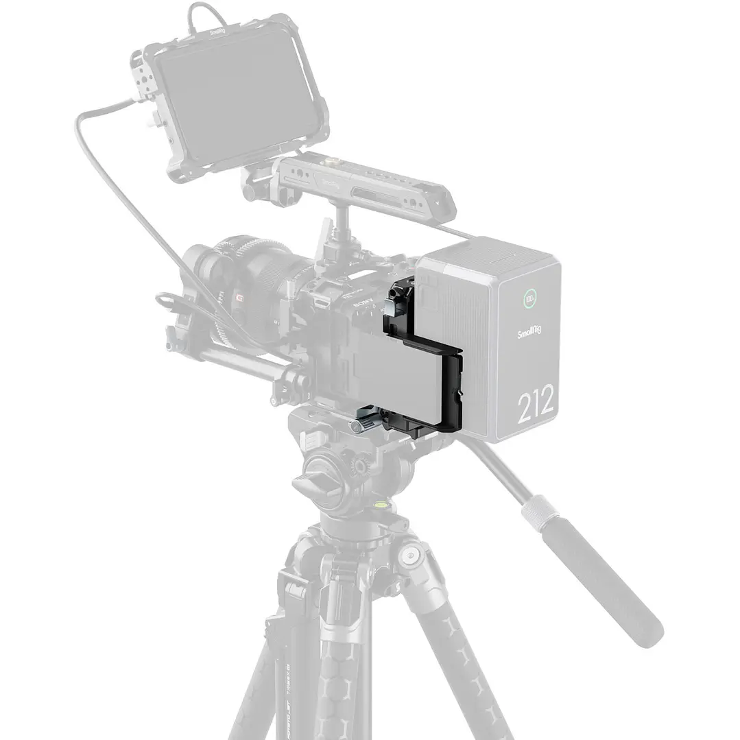 Sistema de interfaz de batería V-Mount y placa ajustable tipo Arca SmallRig Pro 7