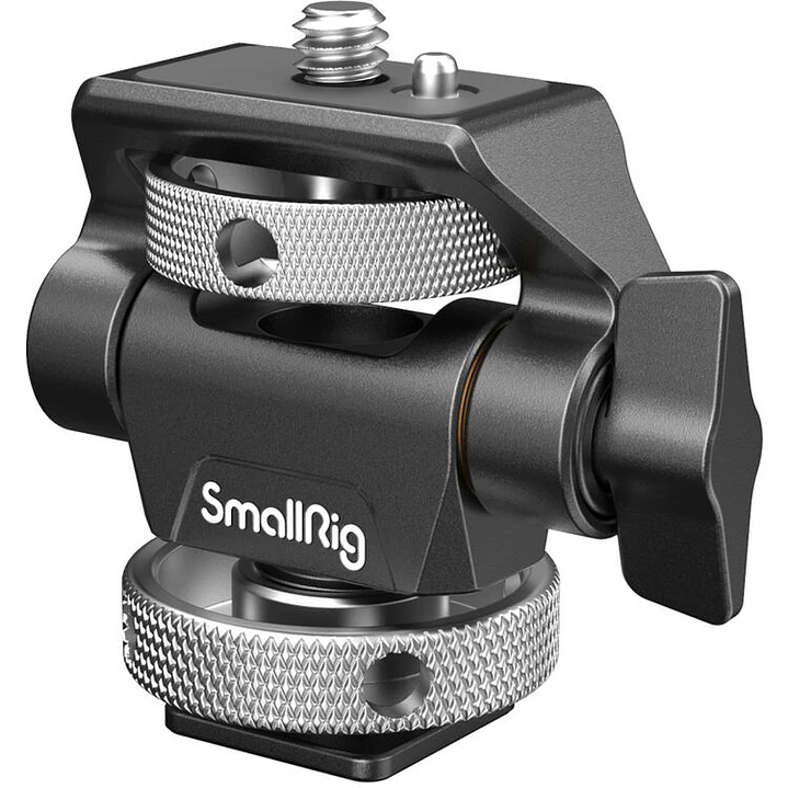 Soporte para monitor ajustable con giro e inclinación SmallRig con zapata fría 1