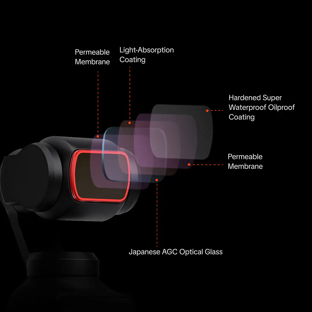 Filtro CPL PGYTECH para DJI Osmo Pocket 3 y 4 5