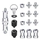 Set de Adaptadores Neewer 1/4 & 3/8 (16 piezas) - Miniatura 1