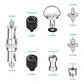Set de Adaptadores Neewer 1/4 & 3/8 (16 piezas) - Miniatura 2