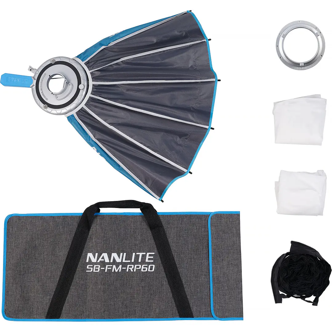 Octabox Parabólico Nanlite Rapid 60 FM - 60cm 5