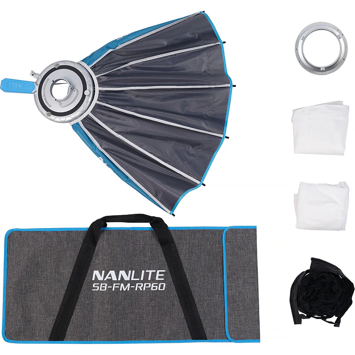 Octabox Parabólico Nanlite Rapid 60 FM - 60cm 5