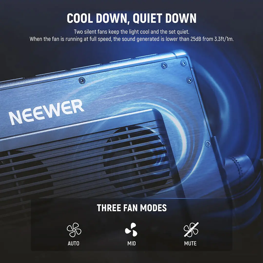 Kit de paneles de luz LED RGB Neewer PL60C  6