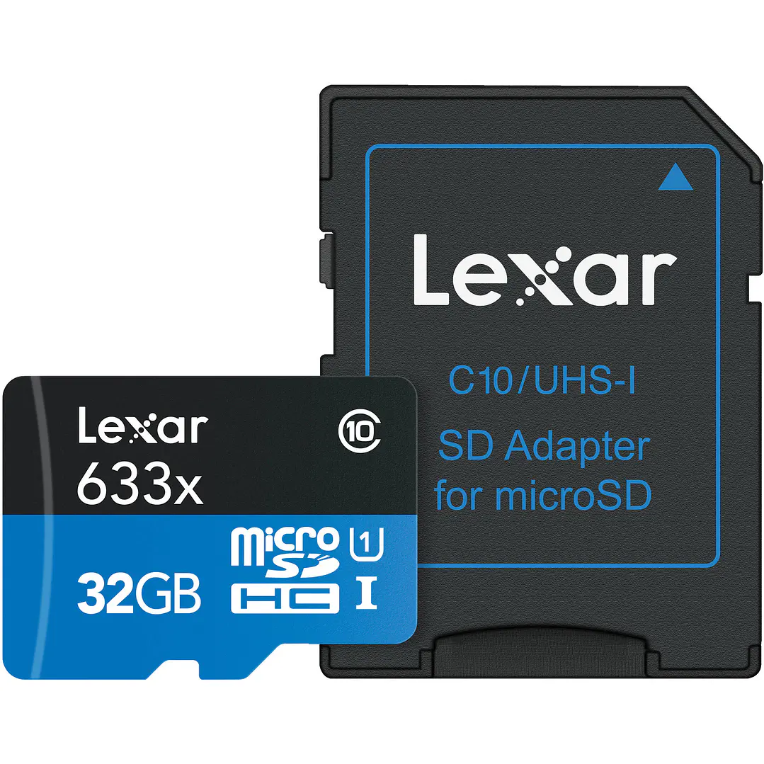 Tarjeta de Memoria Micro SD Lexar 32GB 633x UHS-I 1