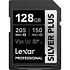Tarjeta de Memoria SD Lexar 128GB Silver Plus UHS-I SDXC