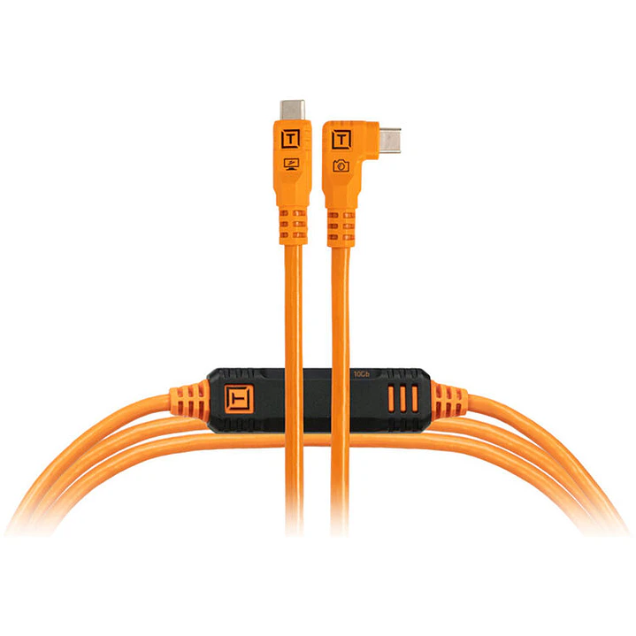 Cable Tether Tools Pro Optima USB-C a USB-C 4.6mts - Angulado 1