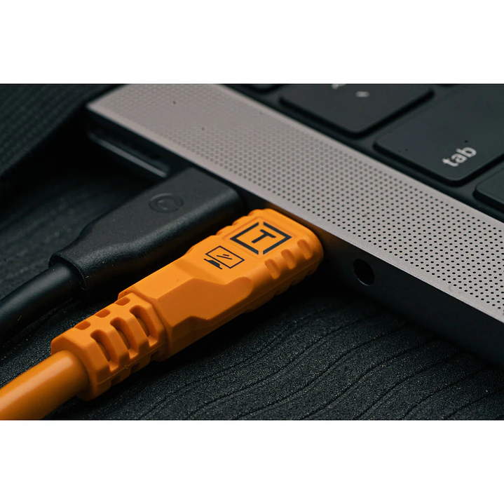 Cable Tether Tools Pro Optima USB-C a USB-C 4.6mts - Angulado 2