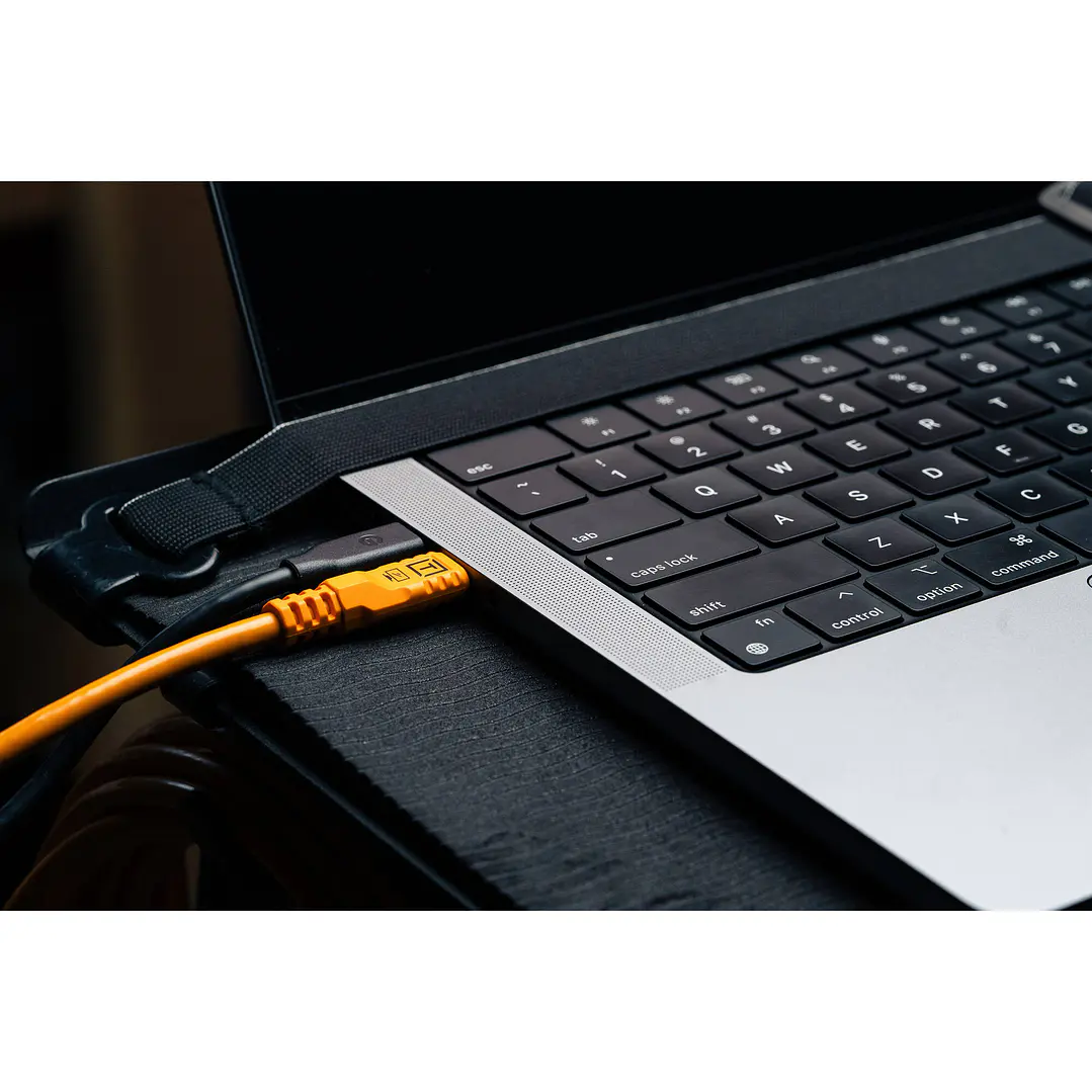 Cable Tether Tools Pro Optima USB-C a USB-C 4.6mts - Angulado 3