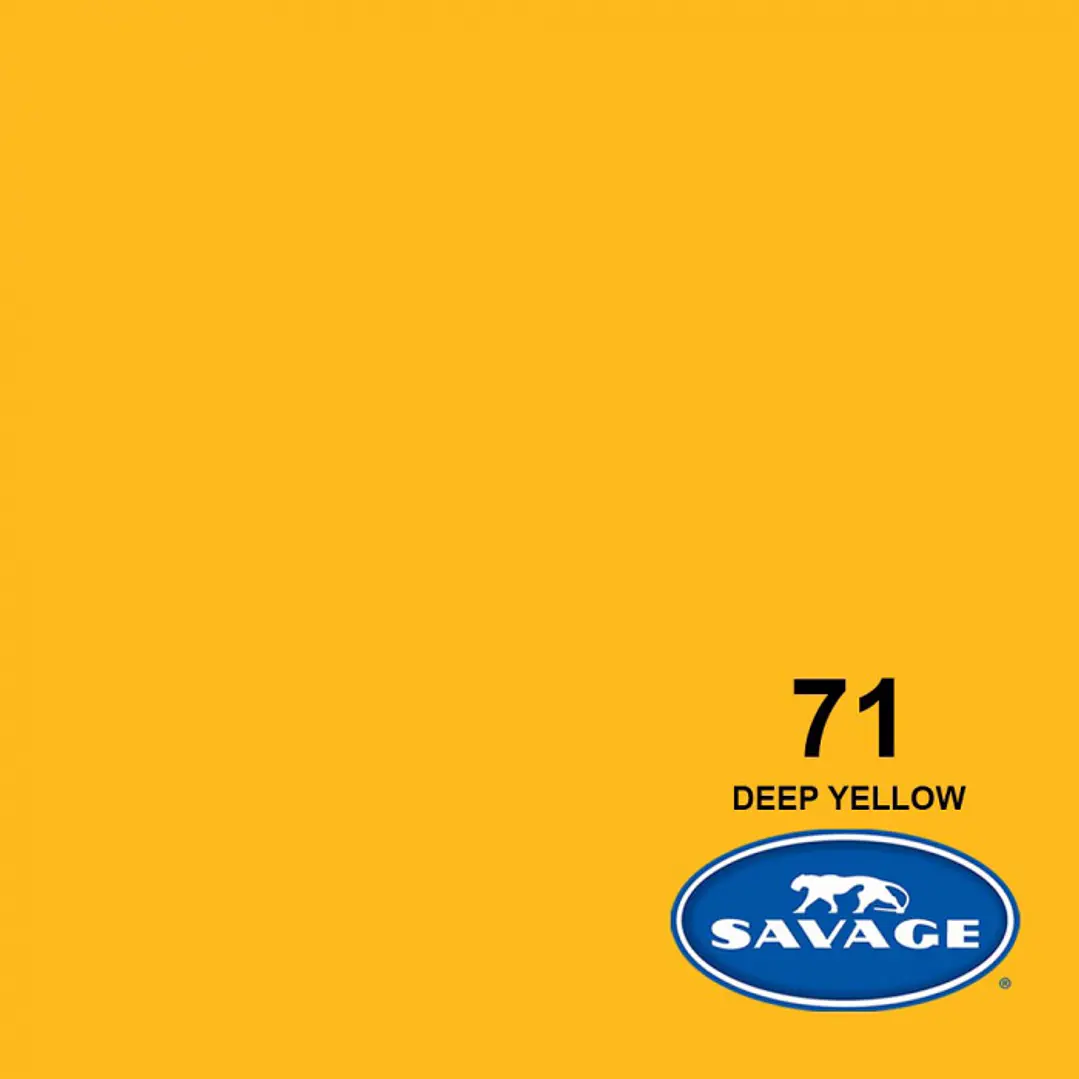 Fondo de Papel Savage Deep Yellow - 2.72 X 11 mts 1