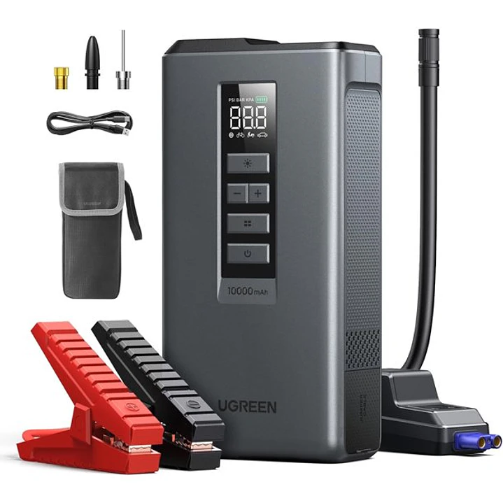 Arrancador UGREEN ES703 1000A 12V 10000mAh 150PSI 1
