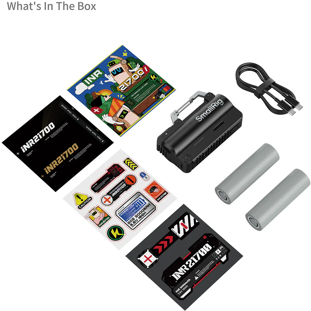 Power Bank SmallRig con Baterías 21700 5