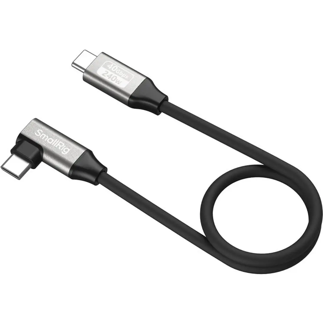 Cable SmallRig USB-C Recto a Angulado - 25cm 1
